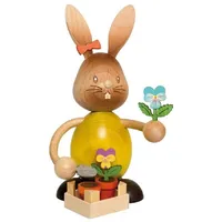 Kuhnert - Osterdekoration / Osterhase Stupsi Hase mit Stiefmütterchen