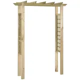 DOTMALL Rosenbogen Gartenlaube Rosenbogen 150 x 60 x 204 cm Holz Imprägniert