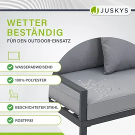 Juskys St. Tropez Lounge-Set Dunkelgrau