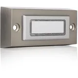 Byron DBW-21036 Universal-Klingelknopf aus Metall - 2-Draht-Installation