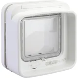 Sureflap DualScan Katzenklappe Mikrochip 1 Stück Weiß