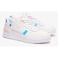 Lacoste "T-CLIP 124 2 SFA Damen weiß rose Sneaker