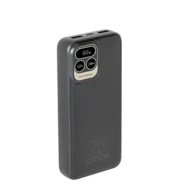 RivaCase® Rivacase, Powerbank VA2521 20000mAh 2 USB-A/USB-C QC 3.0/PD 20W Schwarz - Schwarz