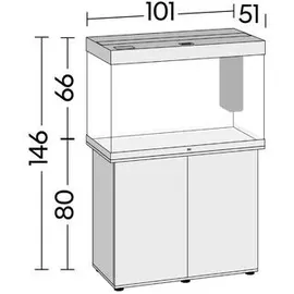 juwel® aquarium JUWEL® Rio 290 LED, weiß Aquarium