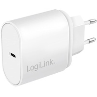 Logilink USB-Steckdosenadapter 1x USB-C PD 20W weiß (PA0261)