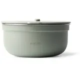 MAMEIDO Salatbox to go 1,5 l, Bowl Lunchbox Erwachsene aus Edelstahl, Bento Box BPA-frei mit Fächern & auslaufsicherem Dressingbehälter, Essensbox Meal Prep (Desert Sage)