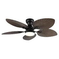 GLOBO LED Deckenventilator dimmbar Fernbedienung Vor-Rücklauf, D 107 cm