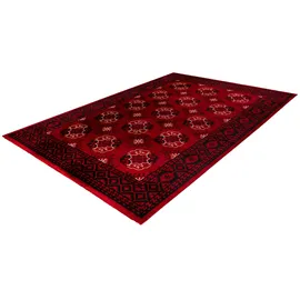 OBSESSION Teppich OBSESSION "My Ariana 881", rot, B:80cm H:9mm L:150cm, Polyester, Teppiche, Teppich, Kurzflor, Orient-Optik, Wohnzimmer, Schlafzimmer