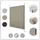 Lichtblick Thermo-Plissee Klemmfix 75 x 130 cm Creme