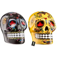 Sierra Tequila Gläser-Set Sierra Tequila 2er-Set Salz / Zimtstreuer Skull Schwarz & Gelb