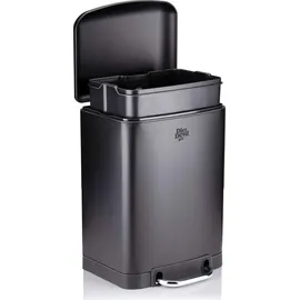 Dirt Devil Tretmülleimer 6 l Schwarz