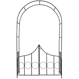 Tectake Rosenbogen 140 x 40 x 240 cm Grün