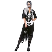 Skelett-Kostüm "Diva Dead" für Damen