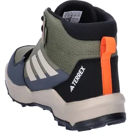 Adidas TERREX AX4R MID K IF6518 39 1/3 - Olive Strata/Wonder Beige/Orange, - 39 1/3