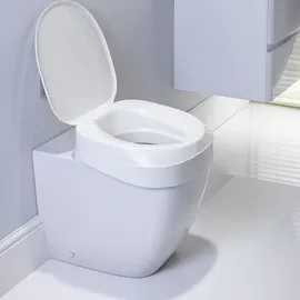 Invacare Toilettensitzerhöhung Aquatec 90 Ergo mit Deckel weiß