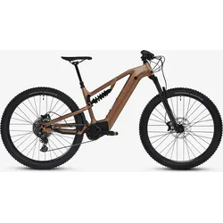 E-Mountainbike 29 Zoll E-Expl 700 Fully Rockrider S kupfer ockerbeige S - 150-164CM