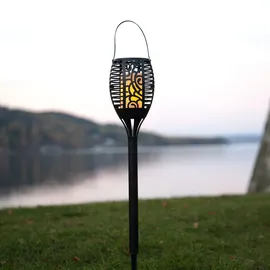 Star Trading Solarleuchte Kunststoff 9,5x42 cm 1 LED schwarz