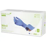 Medi-Inn Nitril blue Einmalhandschuhe Big Box puderfrei (Größe S 5 x 200 Stück)