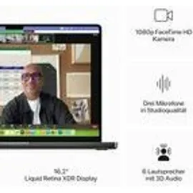 Apple MacBook Pro M3 2023 16'' M3 Max 36 GB RAM 1 TB SSD 30-Core GPU Space Schwarz