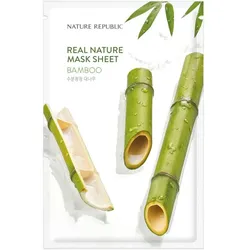 Nature Republic Real Bamboo Sheet Face Mask Maske 23 GR Unisex