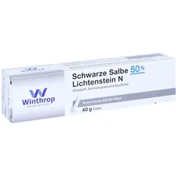 Schwarze Salbe 50% Lichtenstein N 40 g