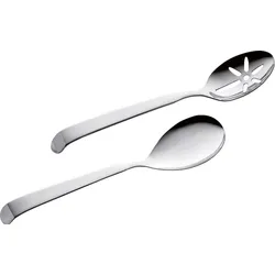 Servierlöffel PINTINOX "Astra", silber (edelstahlfarben), -, Edelstahl 18/10, Kochlöffel, Vorlegeset (2 Servierlöffel), Edelstahl 18/10