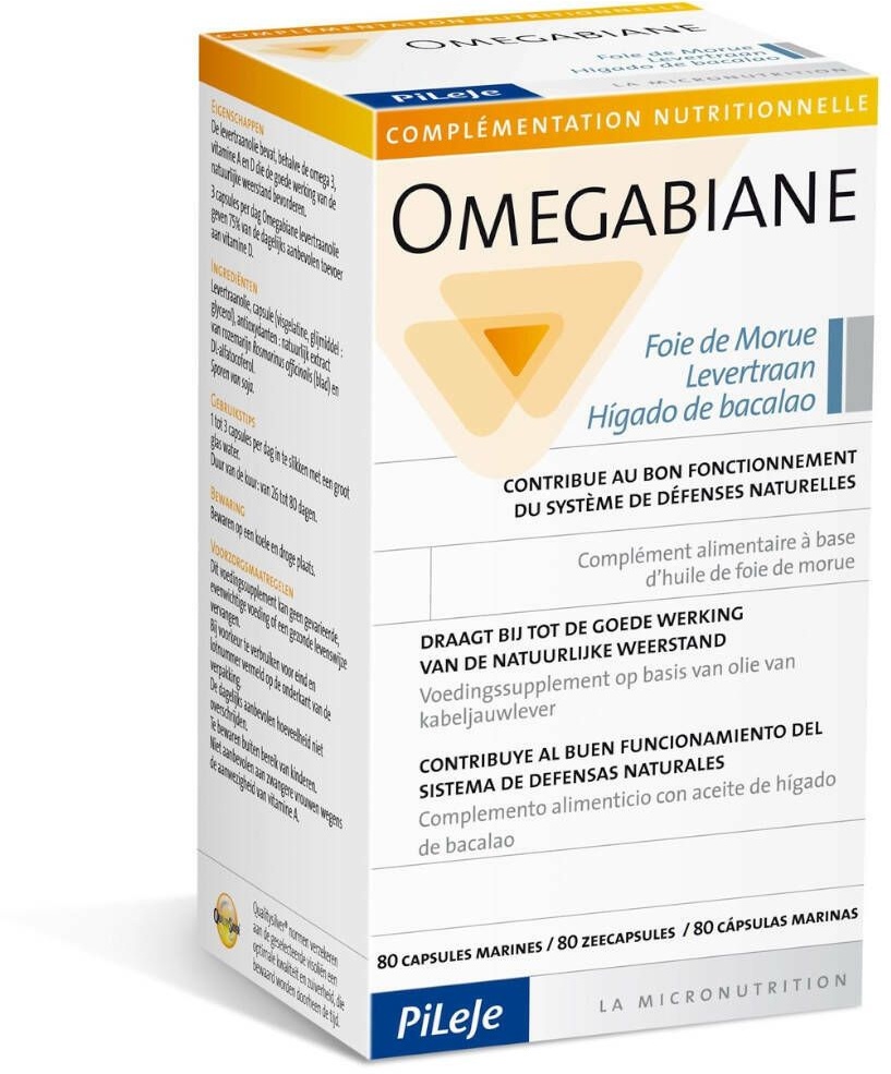 Omegabiane Foie de Morue 80 pc(s) capsule(s)