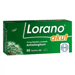 Lorano® akut - Loratadin für Deine Allergiesymptome