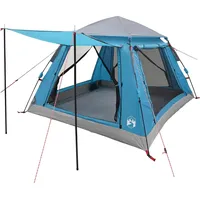 vidaXL Sofort-Zelt 3 Personen Blau