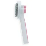Intirilife Fellbürste selbstreinigend Rosa Weiß