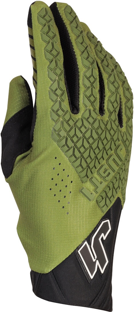 Just1 J-HRD Motorcross handschoenen, groen, XL