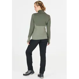 Whistler Sweatjacke "Cloudmont", Damen, Gr. 38, grün, 91% Polyester, 9% Elasthan, unifarben, normal, ohne Ausschnitt, Sweatjacken Sweatjacke, in atmungsaktiver Stretch-Qualität