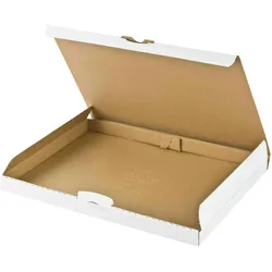 100 Maxibriefkarton DHL briefkastentauglich Höhe 3cm 255x190x30mm Din A5/B5 weiß