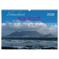 Calvendo Sehnsuchtsort Kapstadt (Wandkalender 2026 DIN A3 quer), CALVENDO
