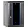 DSIT 9 HE, 10” Serverschrank mit Glastür (BxTxH) 312x310x486mm - Schwarz - für Zuhause und im Büro