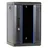 DSIT 9 HE, 10” Serverschrank mit Glastür (BxTxH) 312x310x486mm - Schwarz - für Zuhause und im Büro