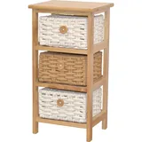 moebel-direkt-online möbel direkt online Regal mit 3 Körben Luisa