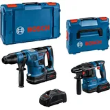 Bosch GBH 18V-22 + GBH 18V-36C inkl. 2 x Akku + Schnellladegerät 0615A5003C