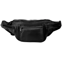 Leonardo Verrelli Bauchtasche Shadi Unisex Gürteltasche Hüfttasche aus Echtleder