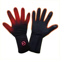Elektrisch beheizbare Handschuhe, wiederaufladbar, für Arthritis, ultradünne für die Hände am Motorrad oder Fahrrad zum Angeln auf Skifahren, berührbar auf dem Bildschirm(S)