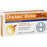 Hexal Diclac Dolo 25mg überzogene Tabl. 20 St.