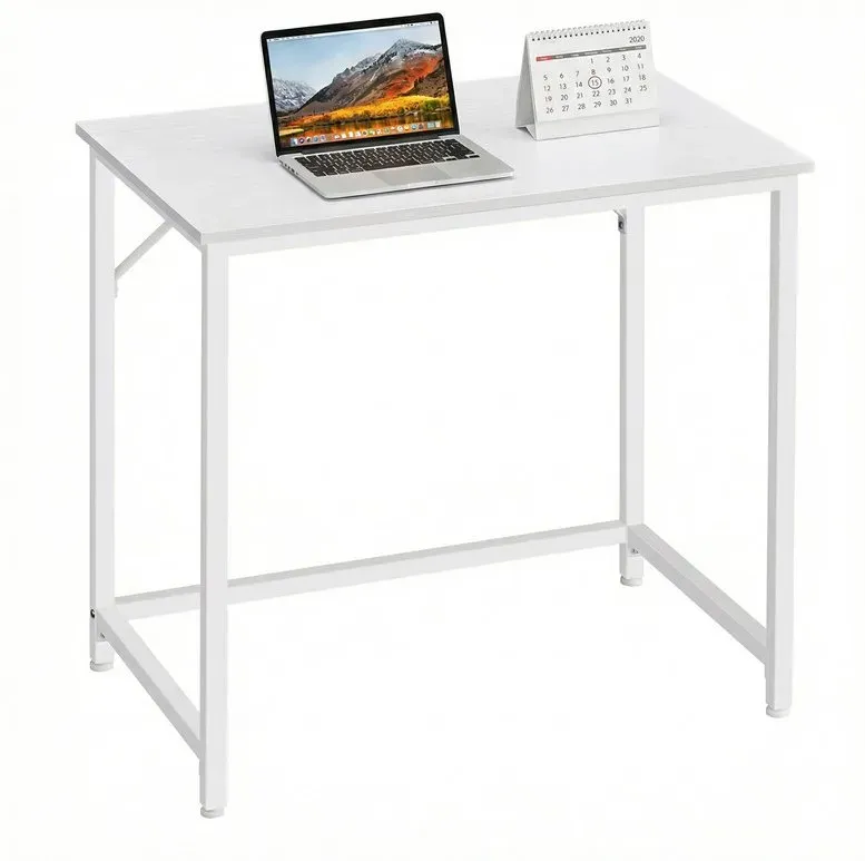 Ochama Computertisch, für Heimstudiobereich, Schlafzimmer, 80 x 50 x 76 cm, Weiß