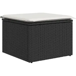 vidaXL Garten-Lounge-Set 9-tlg. schwarz