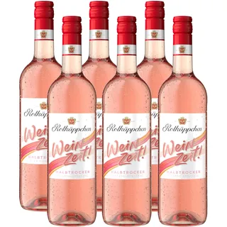 Rotkäppchen Weinzeit! Rosé lieblich– Deutscher, aromatischer Roséwein aus der Pfalz (6 x 0,75 l)