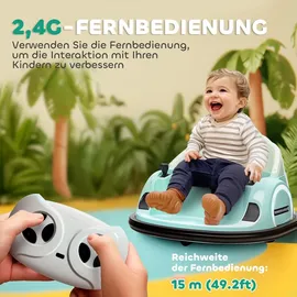 aiyaplay 12V Kinder Elektroauto Autoscooter grün (1-tlg)