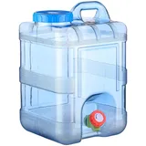 Jatour Wasserkanister Tragbare, 20L Camping Wasserkanister, BPA-frei Kunststoff Verdickt Platz Camping Wassertank, Für Outdoor Reise Kampierendes Nach Hause Trinkender Speicher-Eimer