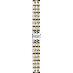 Tissot - Edelstahl Carson Quartz Zweifarbiges Uhrenmetallband (grau/gelb), Carson T605033570 - Grey/Golden