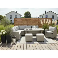 Konifera Keros Premium XL Loungeset grau
