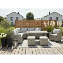 Konifera Keros Premium XL Loungeset grau