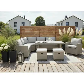 Konifera Keros Premium XL Loungeset grau